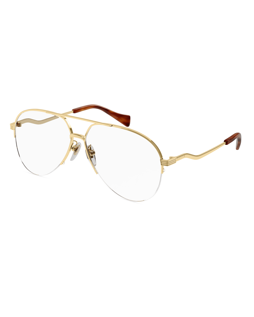 Half-Rim Optical Aviator Glasses